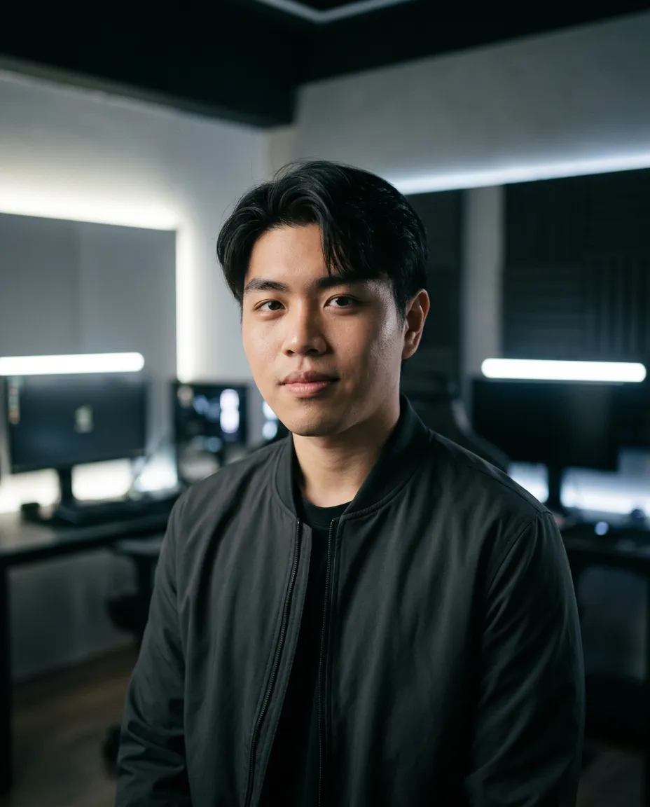 AI portrait inspired by ban’s public profile photo